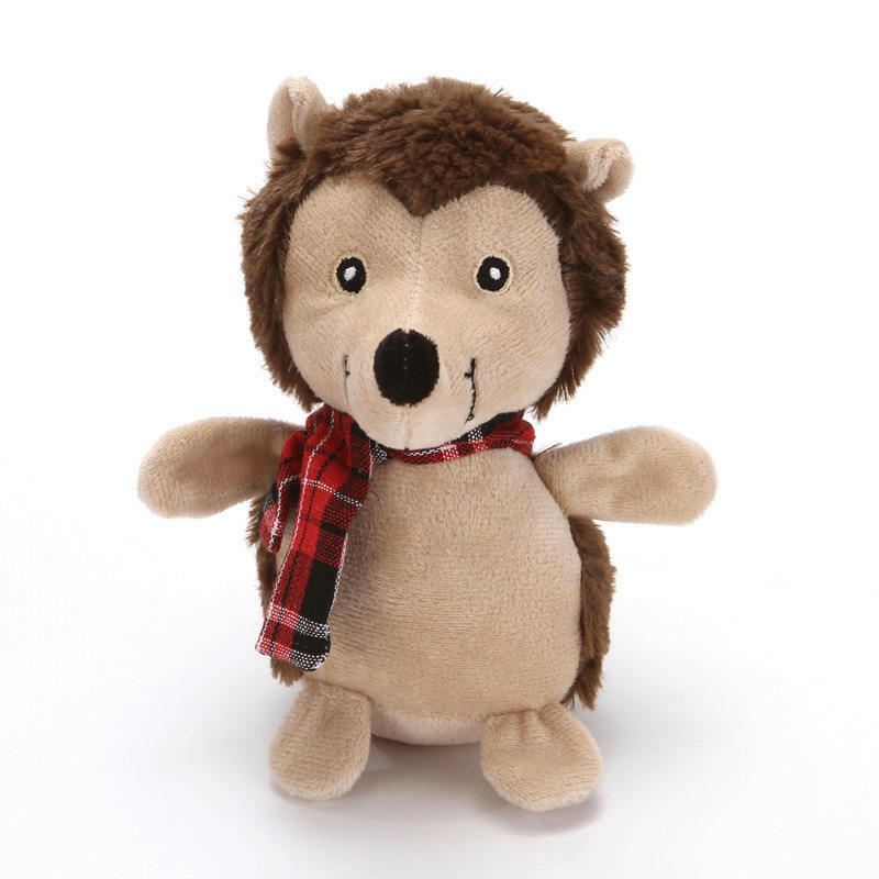 Christmas Santa Claus Pet Dog Toys Chew Squeaker Pet Plush Toys For Dogs Cute Biting Rope Sound Toys.