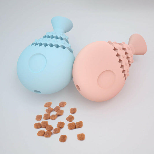 New TPR Pet Biting Toys Bite Resistant Dog Toothbrush Tooth Cleaning Molar Stick Dog Toys Pet Missing Food Toys.