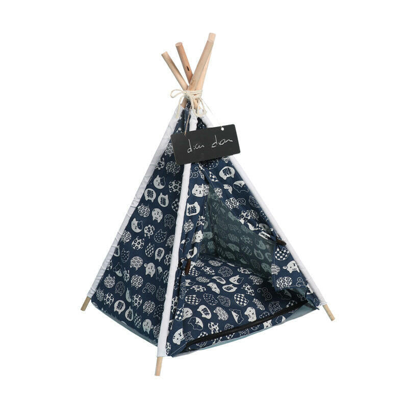Pet Tent Kennel Removable And Washable Canvas Dog Tent Pet Bed Pad Pet Supplies.