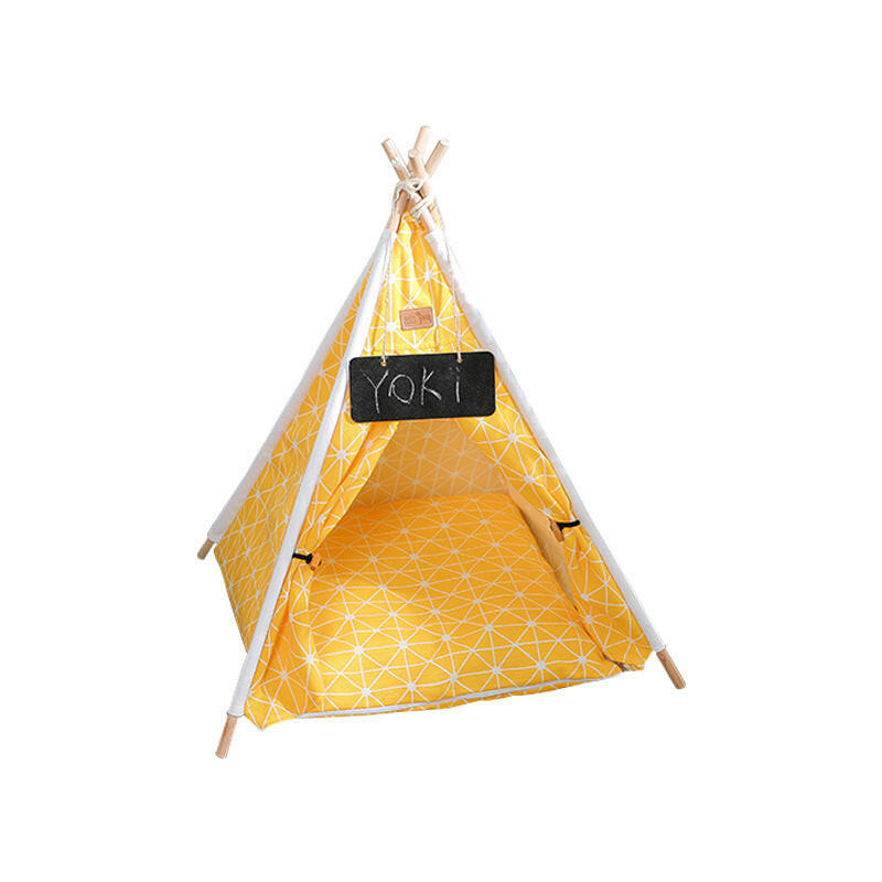 Pet Tent Kennel Removable And Washable Canvas Dog Tent Pet Bed Pad Pet Supplies.