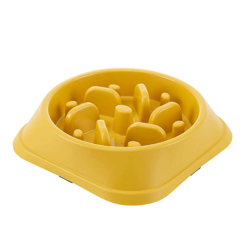 Anti-Tip Slow Feeder Dog Bowl – Large Non-Slip Pet Food Bowl for Fast Eaters.