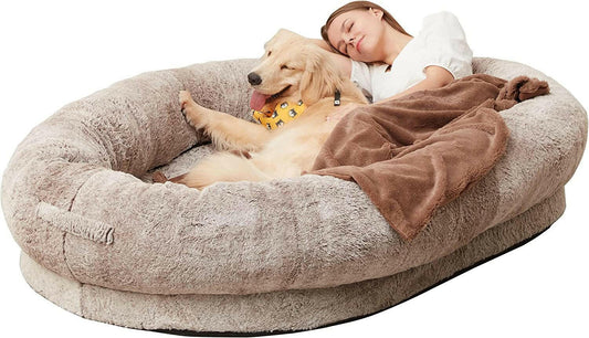 Dog Bed for Humans Portable Pet Bed Giant Dog Bed Human Bed Cat Bed Dog Bed.