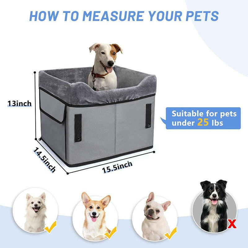 Car pet mats, small dogs, car accessories, dirt proof car seats, portable dog height increasing seats, car dog beds.