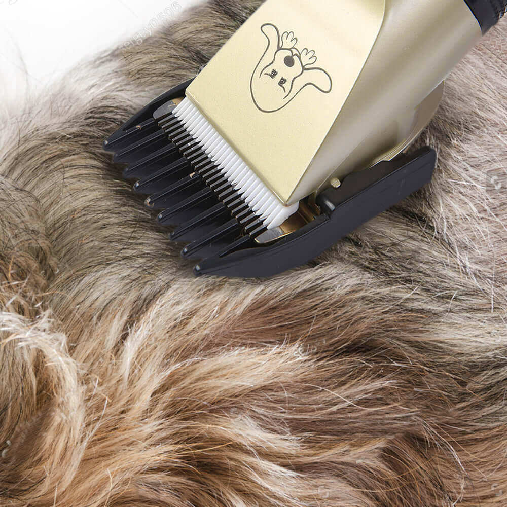 Electric Pet Clipper Combination Set USB Rechargeable Dog Hair Clipper Cat Grooming Shaver Clipper.