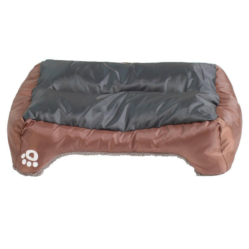 S-3XL 9 Colors Paw Pet Sofa Dog Beds Waterproof Bottom Soft Fleece Warm Cat Bed House Petshop cama perro.