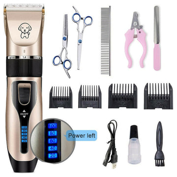 Professional pet grooming with clipper for smooth trimming; ideal pet grooming clipper enhances precision and care.