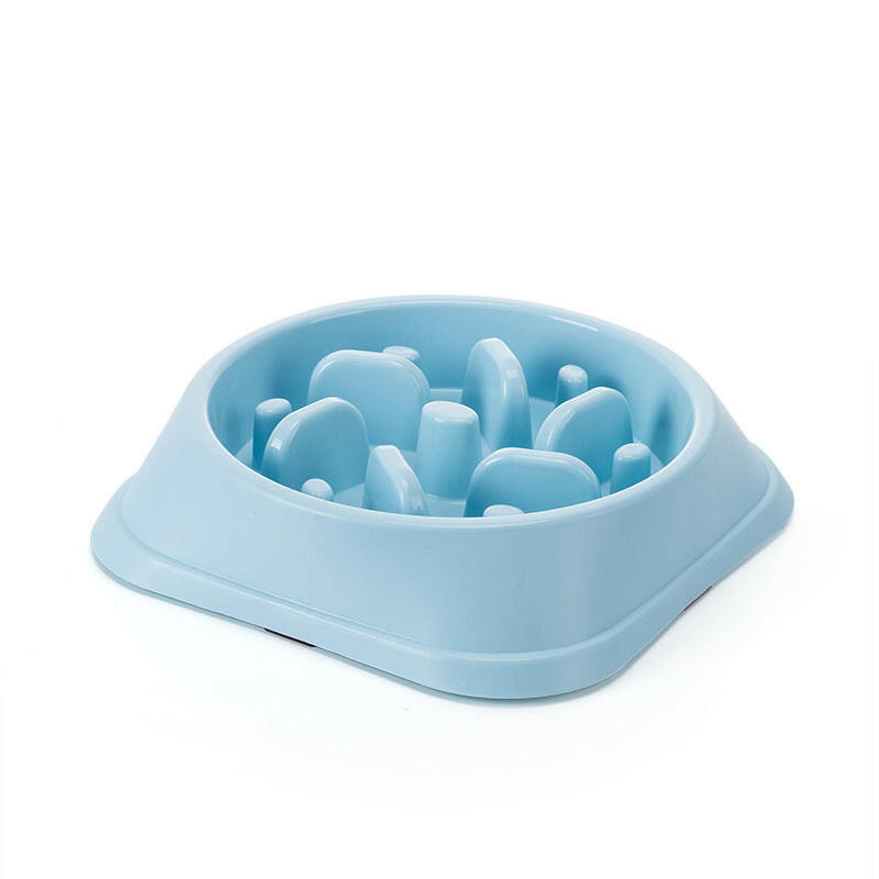 Anti-Tip Slow Feeder Dog Bowl – Large Non-Slip Pet Food Bowl for Fast Eaters.