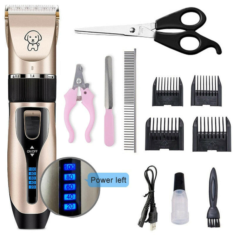 Professional pet grooming with clipper for smooth trimming; ideal pet grooming clipper enhances precision and care.