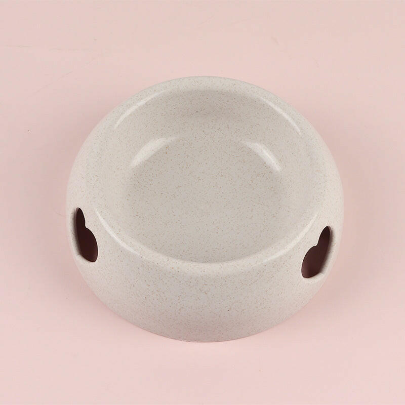 Pet Supplies Dog Bowl Rice Bowl Plastic Love Single Bowl Pet Bowl Cat Food Bowl.