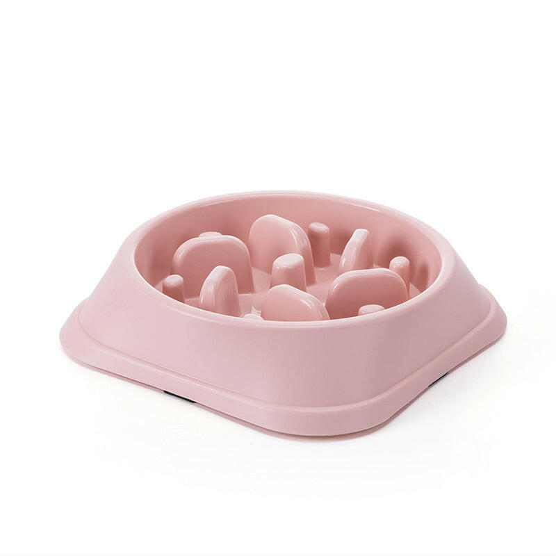 Anti-Tip Slow Feeder Dog Bowl – Large Non-Slip Pet Food Bowl for Fast Eaters.