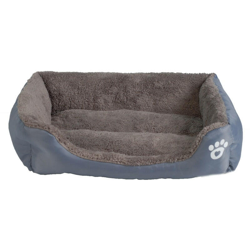 S-3XL 9 Colors Paw Pet Sofa Dog Beds Waterproof Bottom Soft Fleece Warm Cat Bed House Petshop cama perro.
