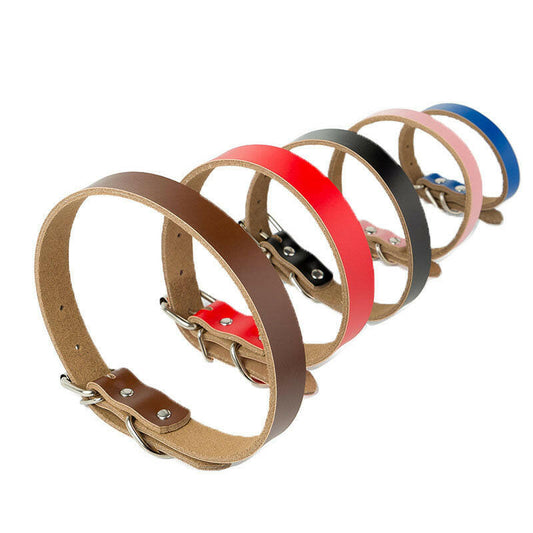 Pet Supplies Pure Leather Dog Collars Pure Leather Dog Collars Dog Chains.