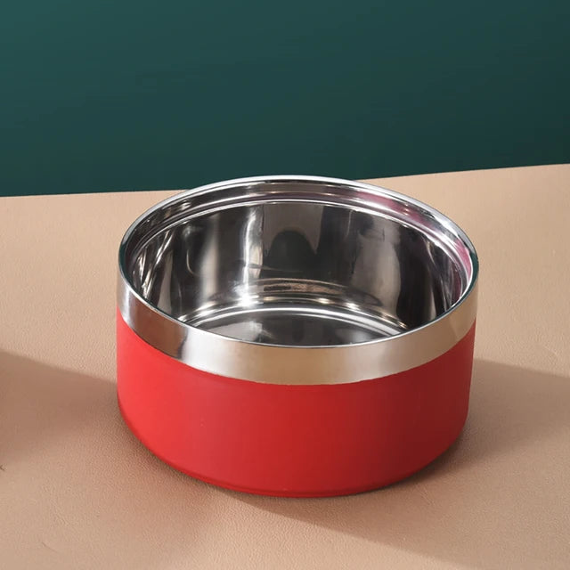 Personalized Pet Bowl with Name, Stainless Steel, Food and Water Bowls, Christmas, New Year, Pet Gift, Custom.