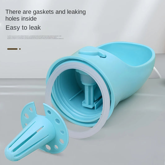 Portable Pet Water Bottle & Food Container – Travel Feeder for Dogs & Cats.