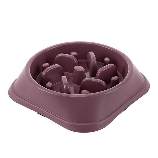 Anti - Tip Slow Feeder Dog Bowl – Large Non - Slip Pet Food Bowl for Fast Eaters - Firstpetcentral