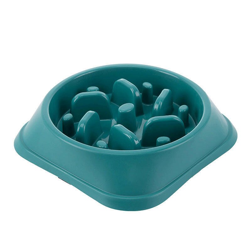Anti - Tip Slow Feeder Dog Bowl – Large Non - Slip Pet Food Bowl for Fast Eaters - Firstpetcentral