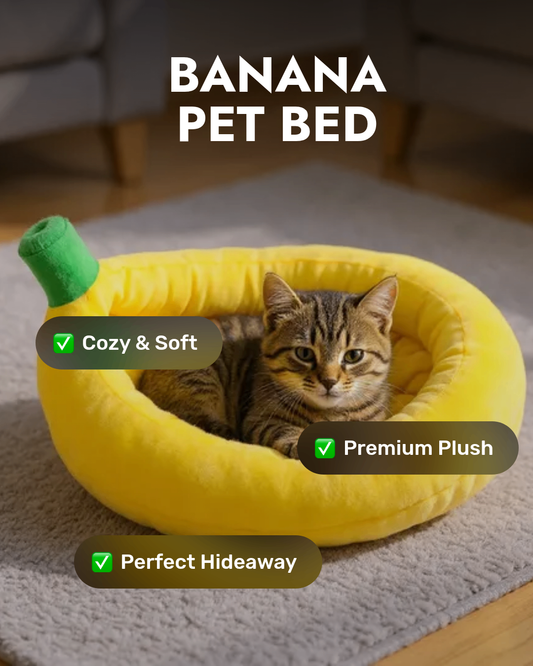 Interesting banana Warm Kennel Cat House Cat Dog lounger Bed Pet  Small Dog Pet Bed