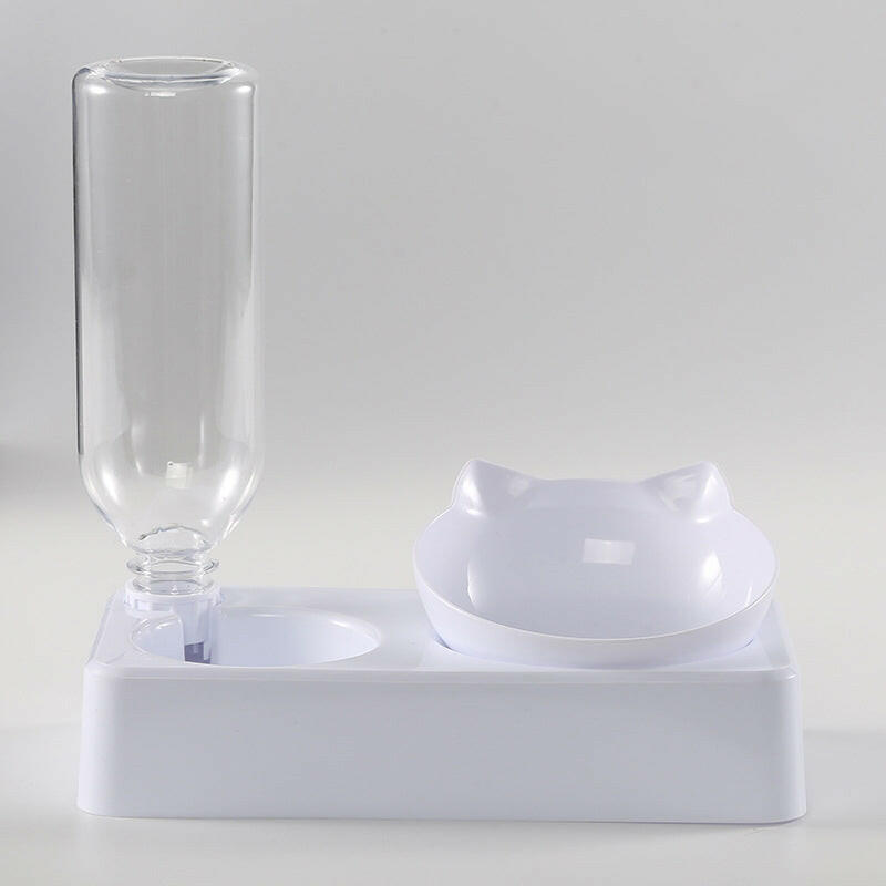 Cat Bowl Double Bowl Dog Bowl To Protect The Cervical Spine Pet Bowl Automatic Waterer Cat Food Bowl Pet Supplies - Firstpetcentral