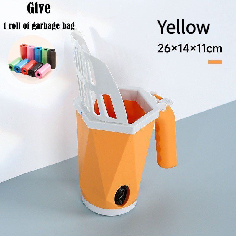 Cat Litter Shovel – Self - Cleaning Portable Scooper for Cats & Kittens - Firstpetcentral