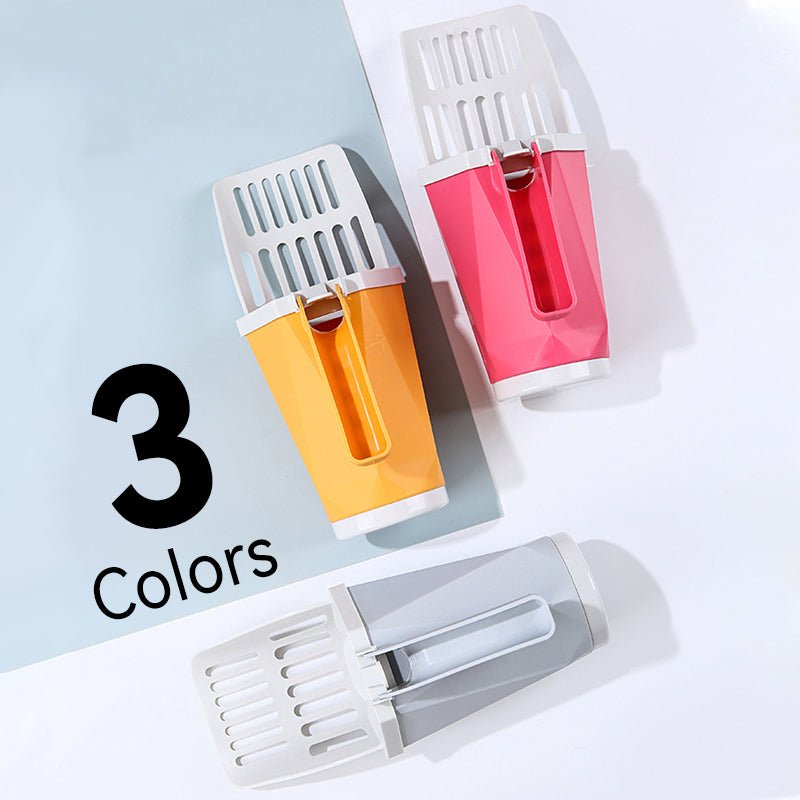 Cat Litter Shovel – Self - Cleaning Portable Scooper for Cats & Kittens - Firstpetcentral