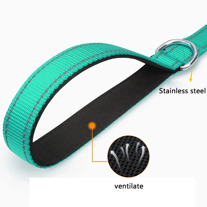 Cats Dogs Harness Collar Lead Strap Night Reflection Dog Pet Towing Rope 1.2/1.5/1.8m Guard Rope Pet Walking Training Leash - Firstpetcentral