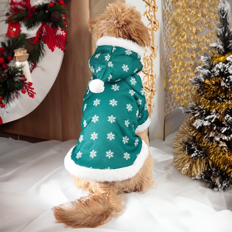 Christmas Cute Fleece - lined Thickened Pet Clothes - Firstpetcentral
