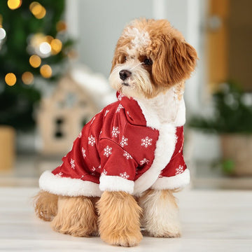 Christmas Cute Fleece - lined Thickened Pet Clothes - Firstpetcentral