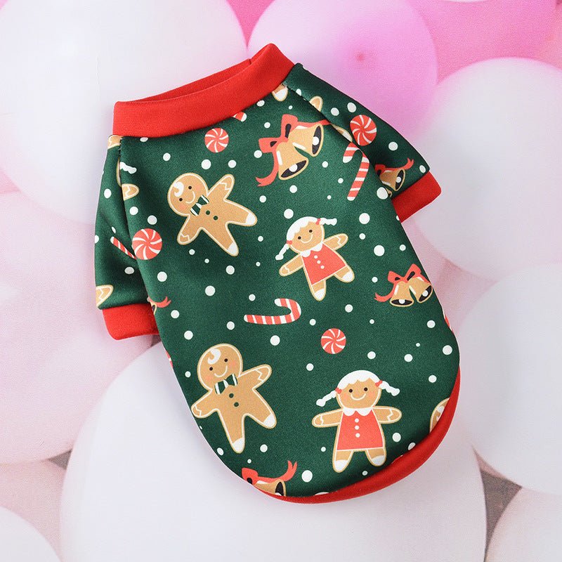 Christmas Dog Clothes Cartoon Pet Supplies - Firstpetcentral