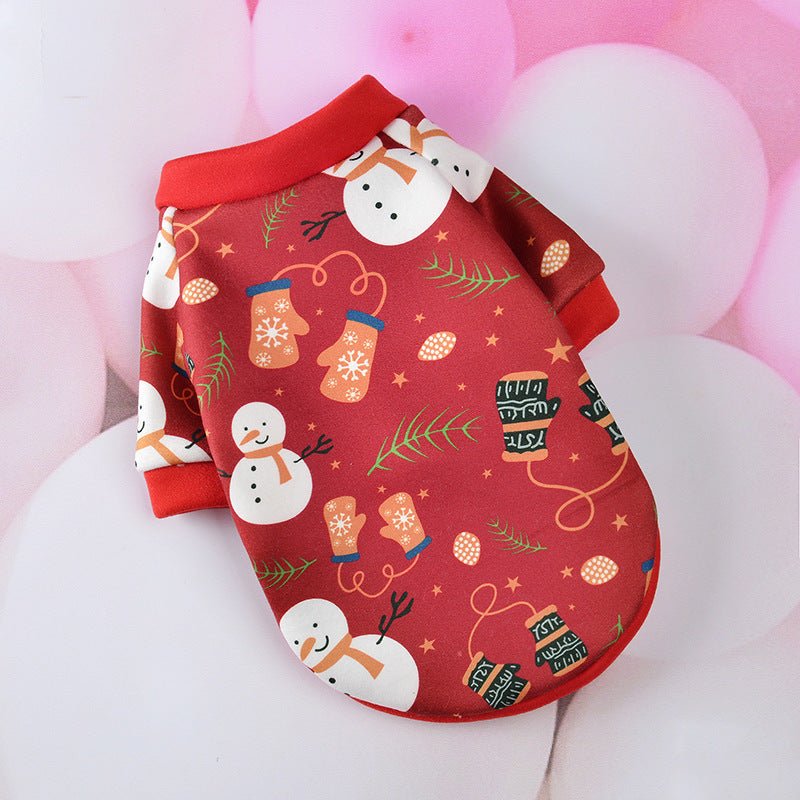 Christmas Dog Clothes Cartoon Pet Supplies - Firstpetcentral