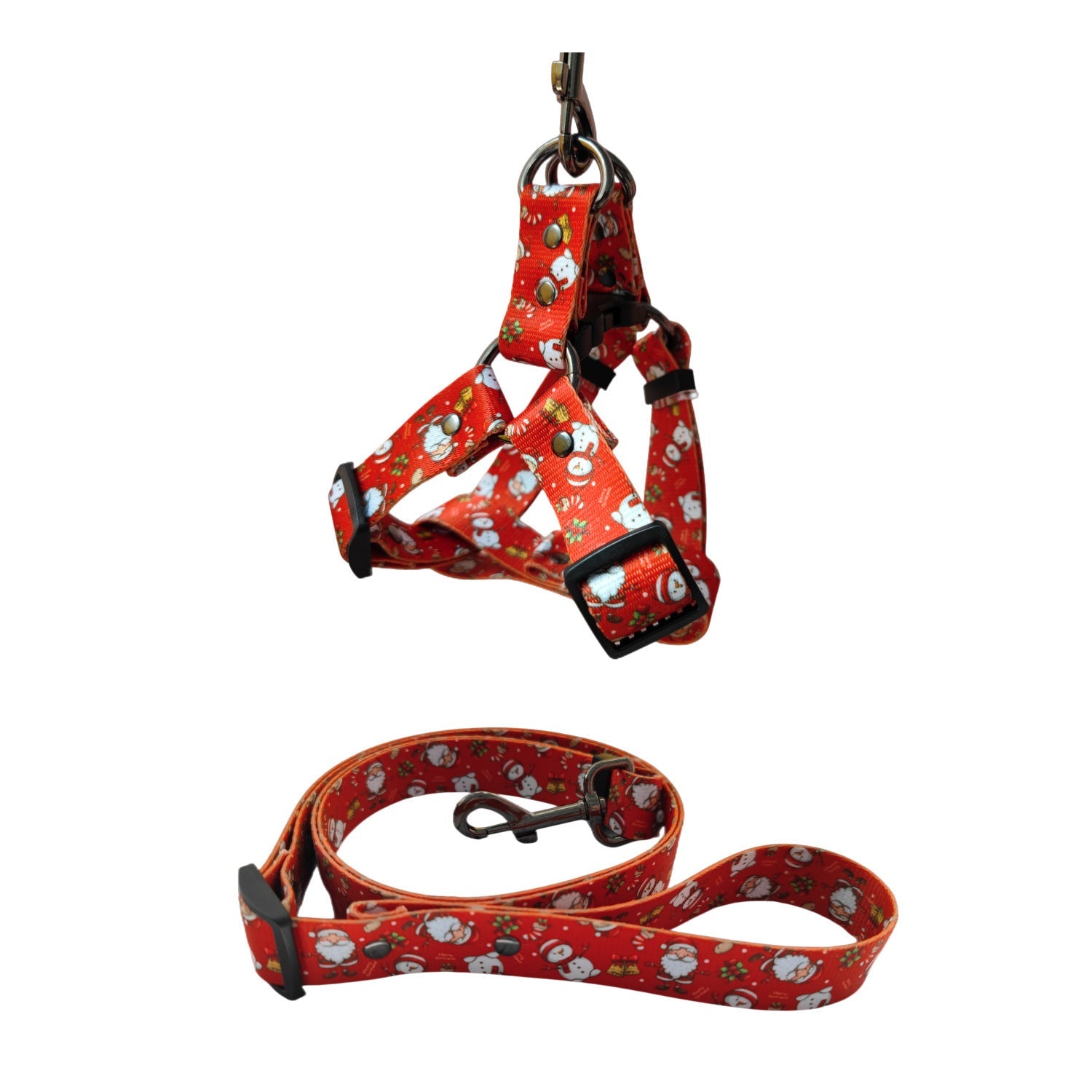 Christmas Dog Leash Chest Harness Pet - Firstpetcentral