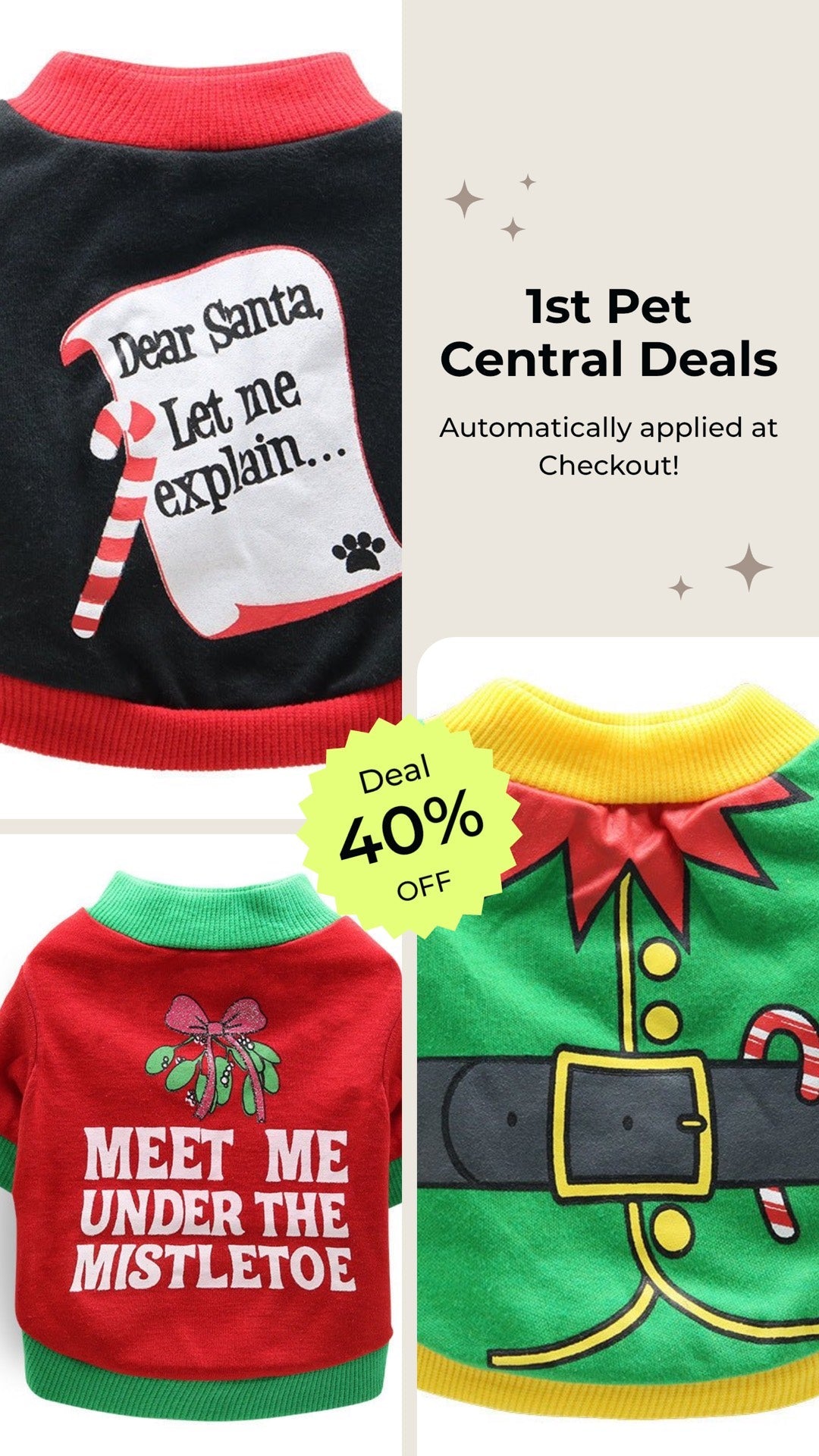 Christmas Dog Outfit – Festive Pet Clothes for Holiday Celebrations - Firstpetcentral