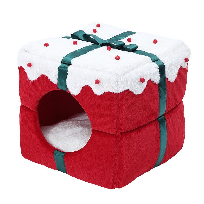 Christmas Igloo Cat House Pet Mats Are Sized Kennels - Firstpetcentral
