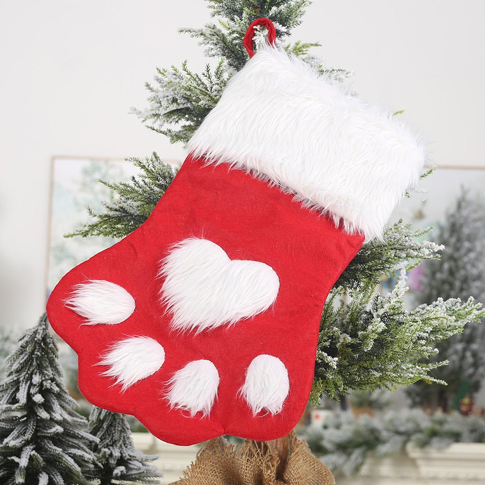 Christmas Long Hair Pet Socks - Firstpetcentral