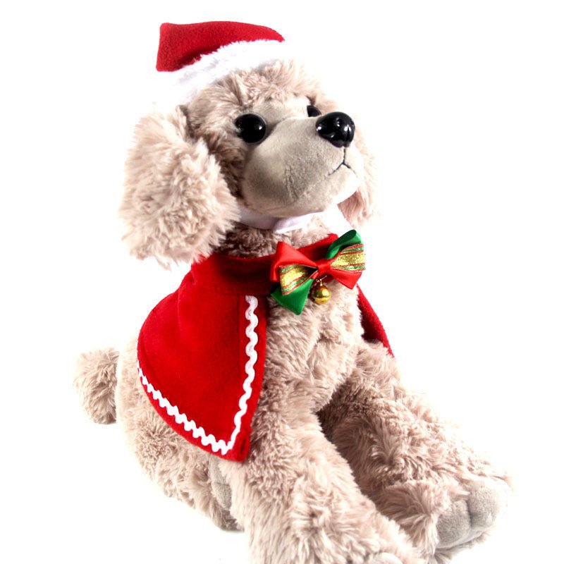 Christmas Pet Cape Hat Scarf Set - Firstpetcentral