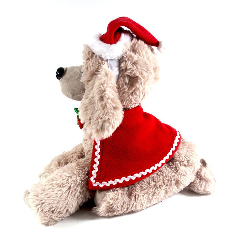 Christmas Pet Cape Hat Scarf Set - Firstpetcentral