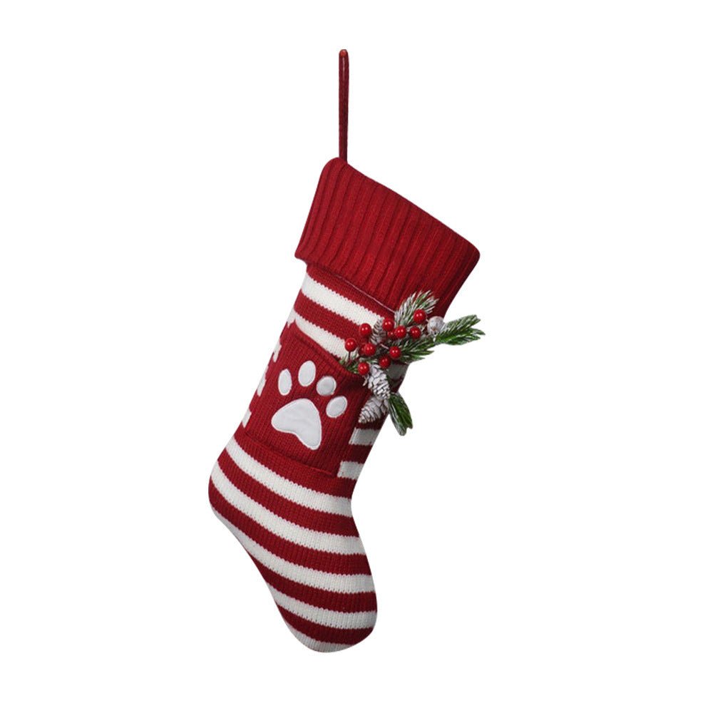 Christmas Pet Cat Dog Christmas Knitted Socks - Firstpetcentral