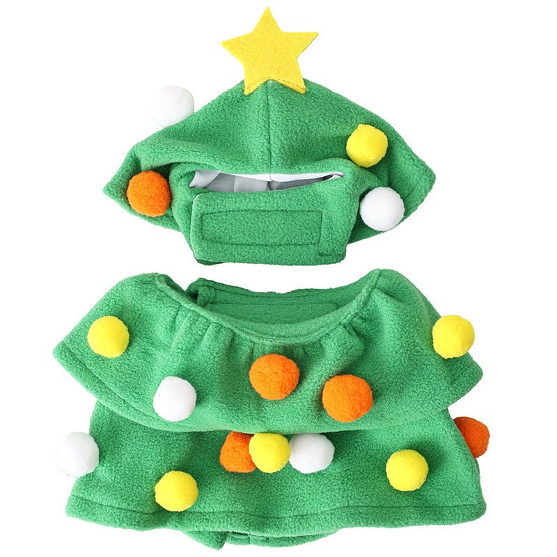 Christmas Pet Costume Funny Christmas Tree Clothes Dogs And Cats - Firstpetcentral