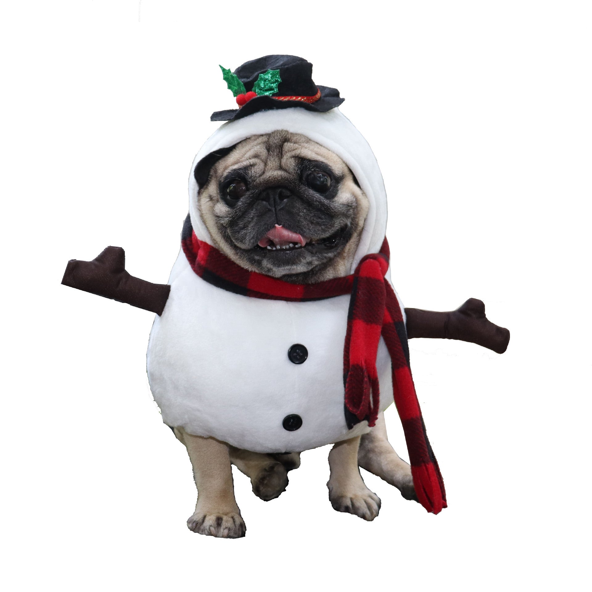 Christmas Pet Funny Clothes Snowman Pet Costume - Firstpetcentral