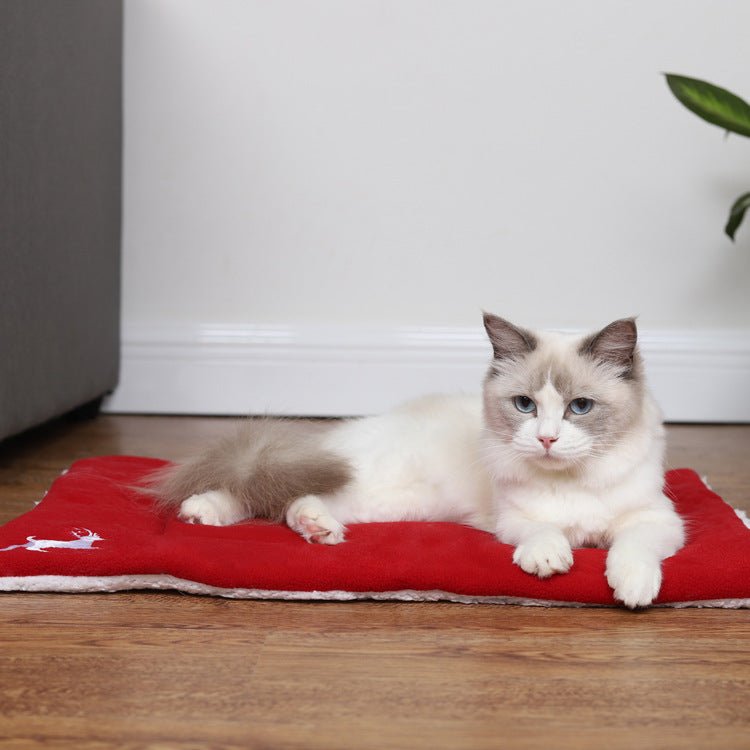 Christmas Pet Mat Super Soft Dog Mat For Christmas - Firstpetcentral