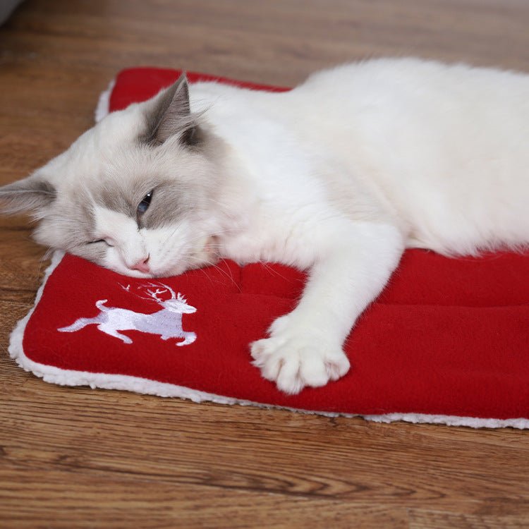 Christmas Pet Mat Super Soft Dog Mat For Christmas - Firstpetcentral