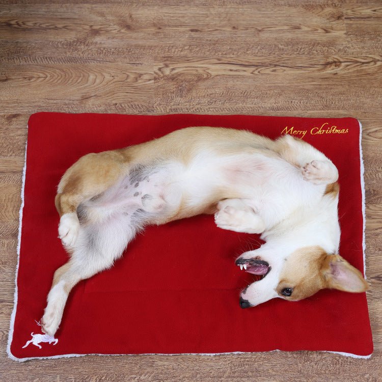 Christmas Pet Mat Super Soft Dog Mat For Christmas - Firstpetcentral