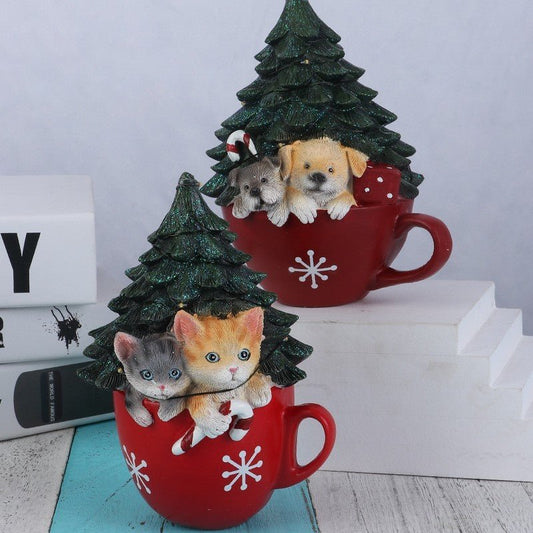 Christmas Pet Resin Crafts Home Furnishings - Firstpetcentral