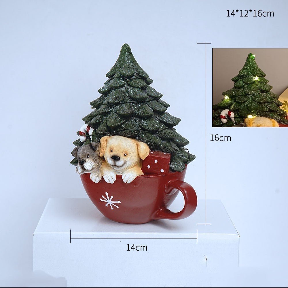 Christmas Pet Resin Crafts Home Furnishings - Firstpetcentral