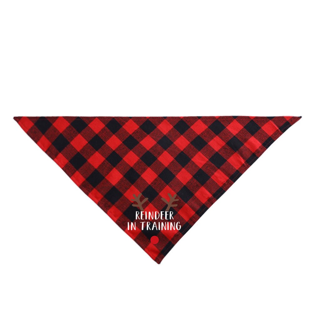 Christmas Pet Saliva Towel DIY Dog Triangle - Firstpetcentral