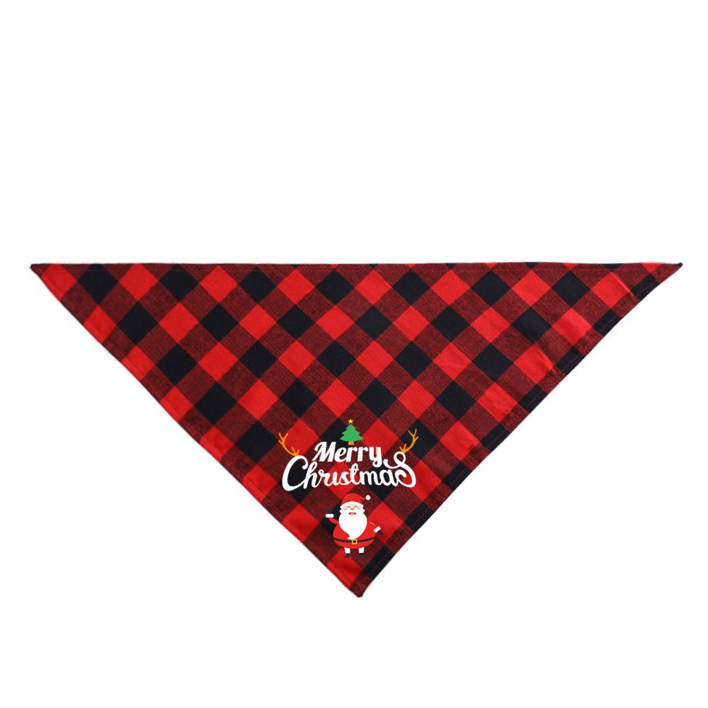 Christmas Pet Saliva Towel DIY Dog Triangle - Firstpetcentral