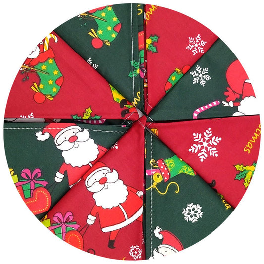 Christmas Pet Triangular Scarf Red And Green - Firstpetcentral