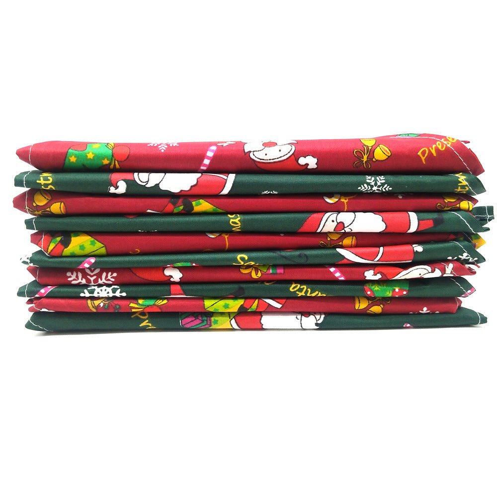 Christmas Pet Triangular Scarf Red And Green - Firstpetcentral