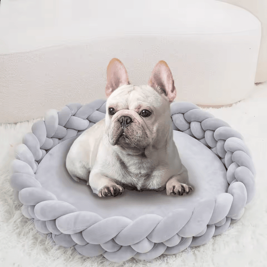 Dog and Cat Fried Dough Twist Universal Pet Bed Yarn filled - Firstpetcentral