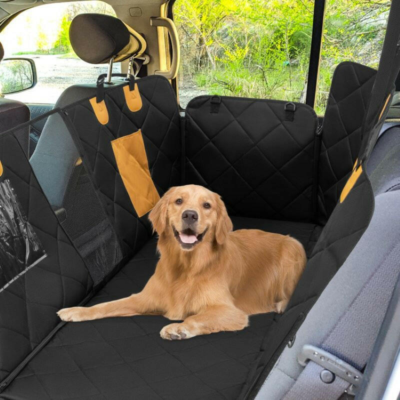 Waterproof Pet Seat Protector – Dog Car Seat Cover for Back Seat Travel.