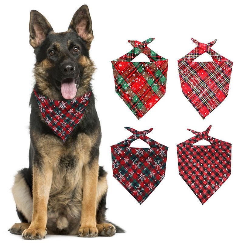 Fashion Creative Pet Christmas Triangular Binder - Firstpetcentral
